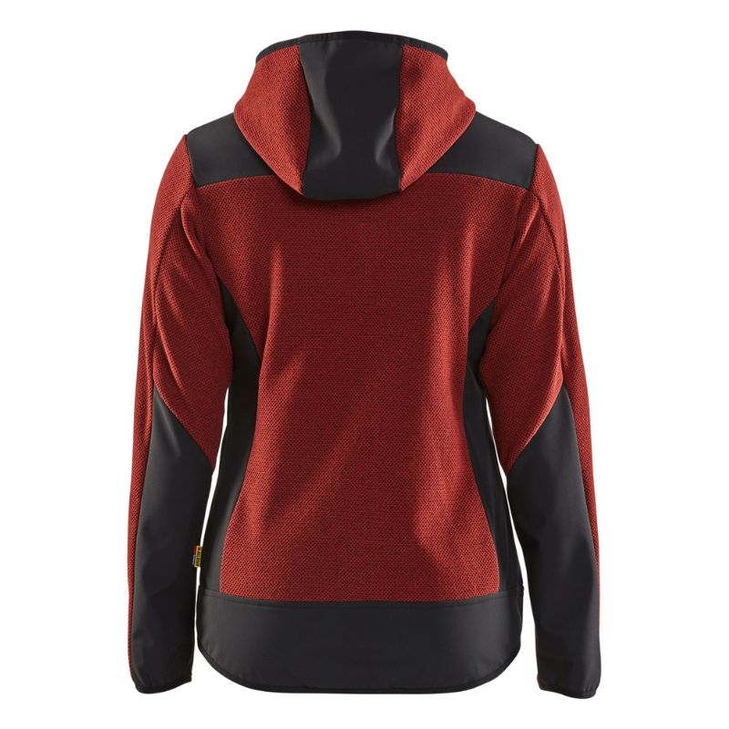 Blaklader Workwear 5941 Women s Knitted Warm Work Jacket Burned Red Black